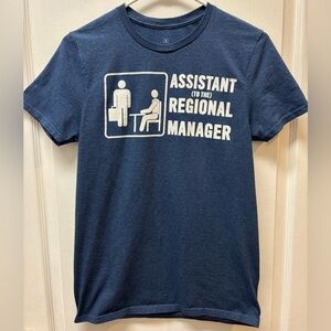 Unisex The Office Size Small Tee Shirt w/Assistant to the Regional Manager